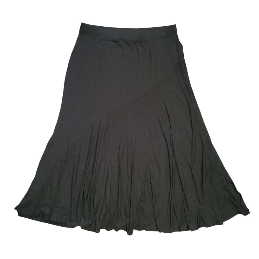 CHICO'S Black flowy maxi skirt 12 - Picture 2 of 5